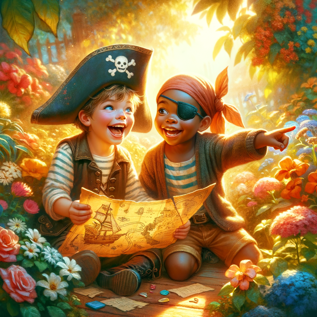 Children sitting in a circle, excitedly picking story starters from a colorful jar