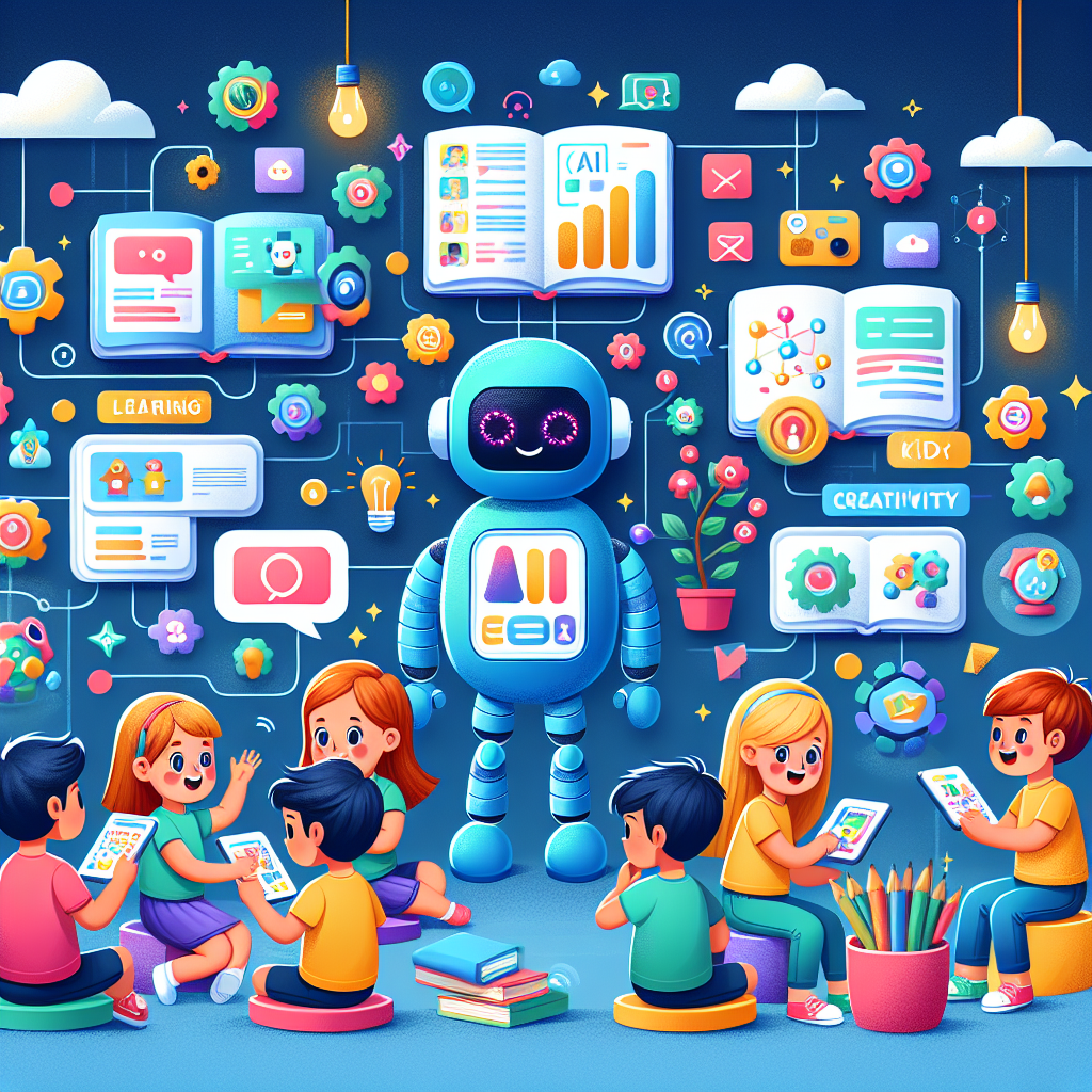 Illustration for AI Tools for Kids: How Technology Can Spark Creativity