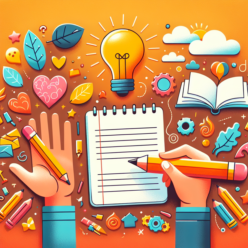 Illustration for Benefits of Creative Expression: Why Kids Should Write