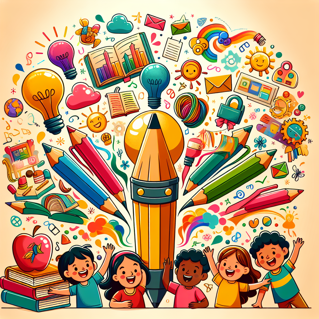 Illustration for 50 Engaging Writing Prompts for Kids to Spark Creativity