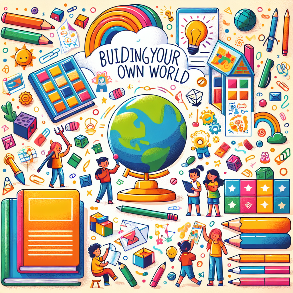 Illustration for Building Your Own World: A Fun Activity for Kids