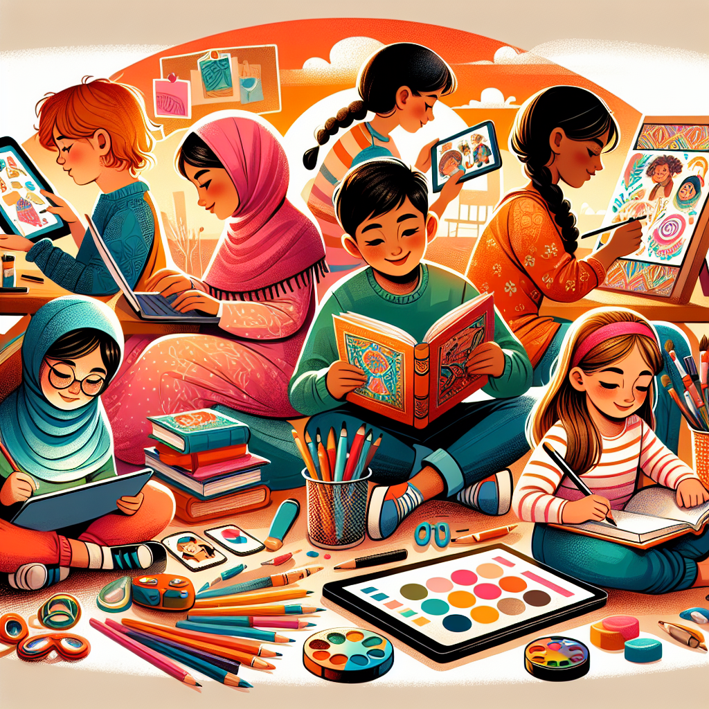 Illustration for Engaging Storytelling Techniques for Home Learning