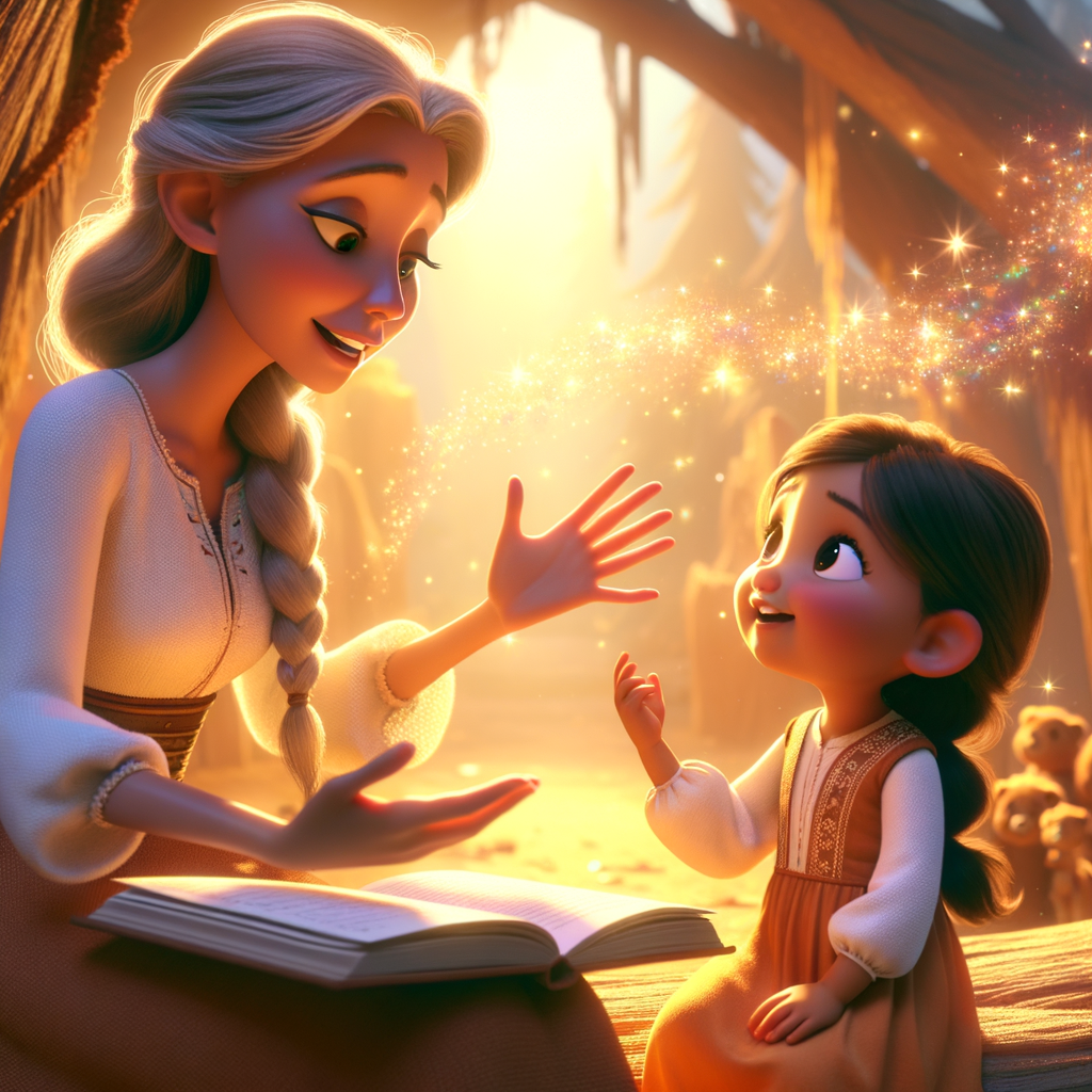 "Colorful illustration of story structure elements, guiding kids on how to write a story using plot templates effectively."