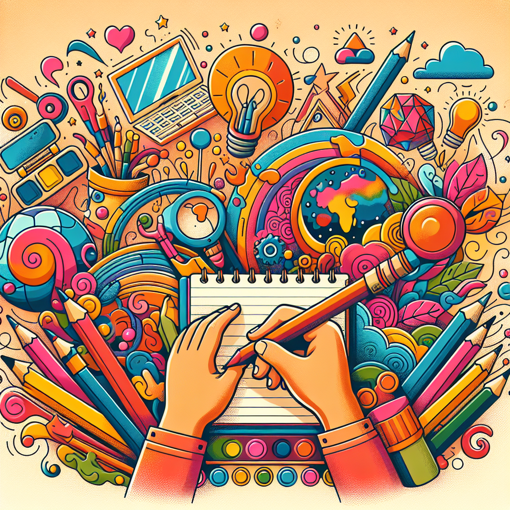 Illustration for The Joy of Writing: Fun Activities for Kids to Explore Creativity